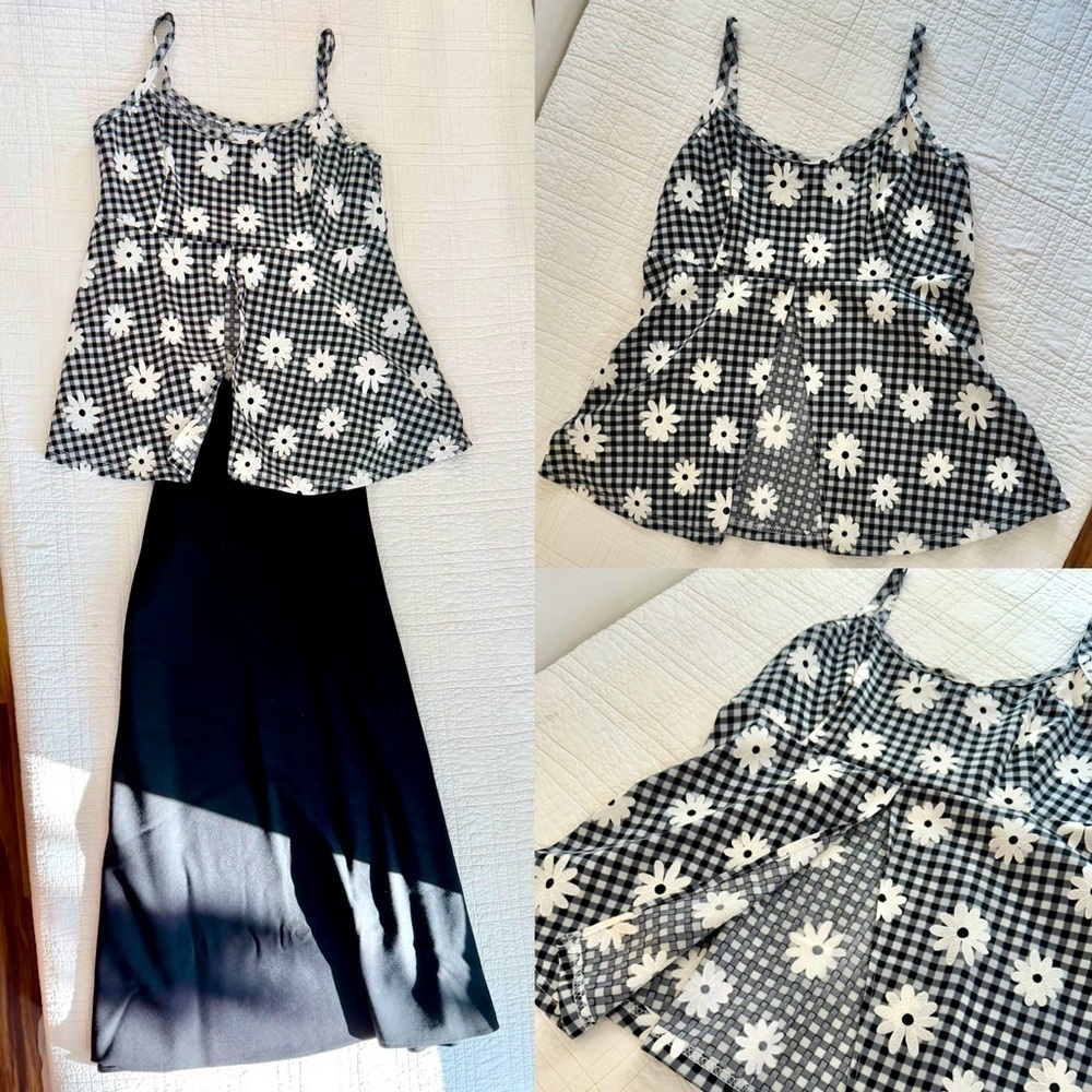 Vintage 90’s Y2K Daisy Crop Top